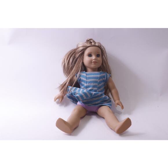 American Girl, Doll of the Year, McKenna Brooks, Striped Dress, ~ 250809-WH 451 - Picture 2 of 4